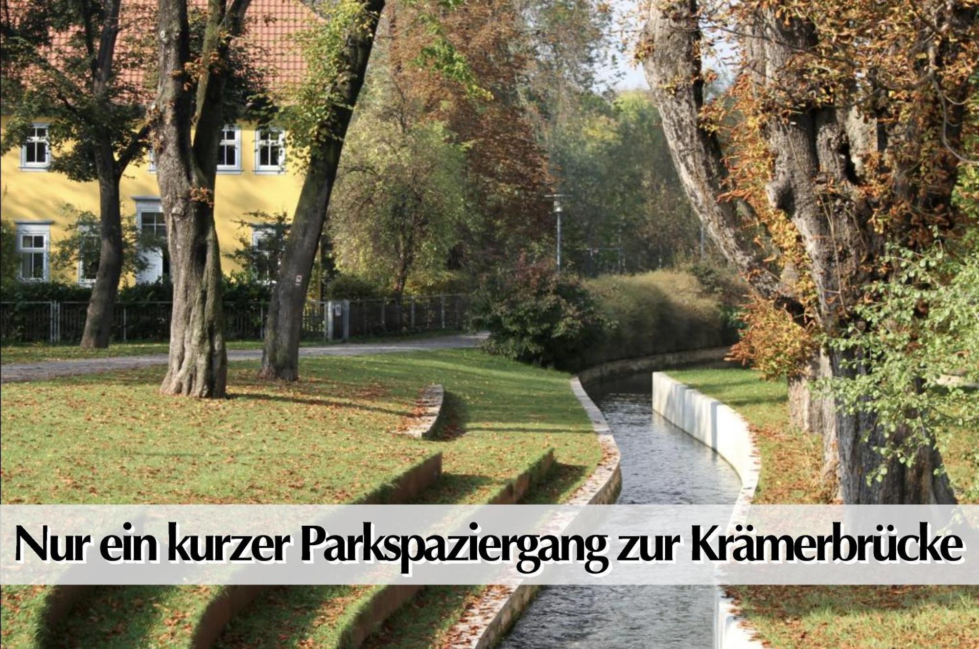Stadtperle Am Plaetschernden Wasser - 50M2 2R Malerische Fewo In Top Lage Erfurt Luaran gambar